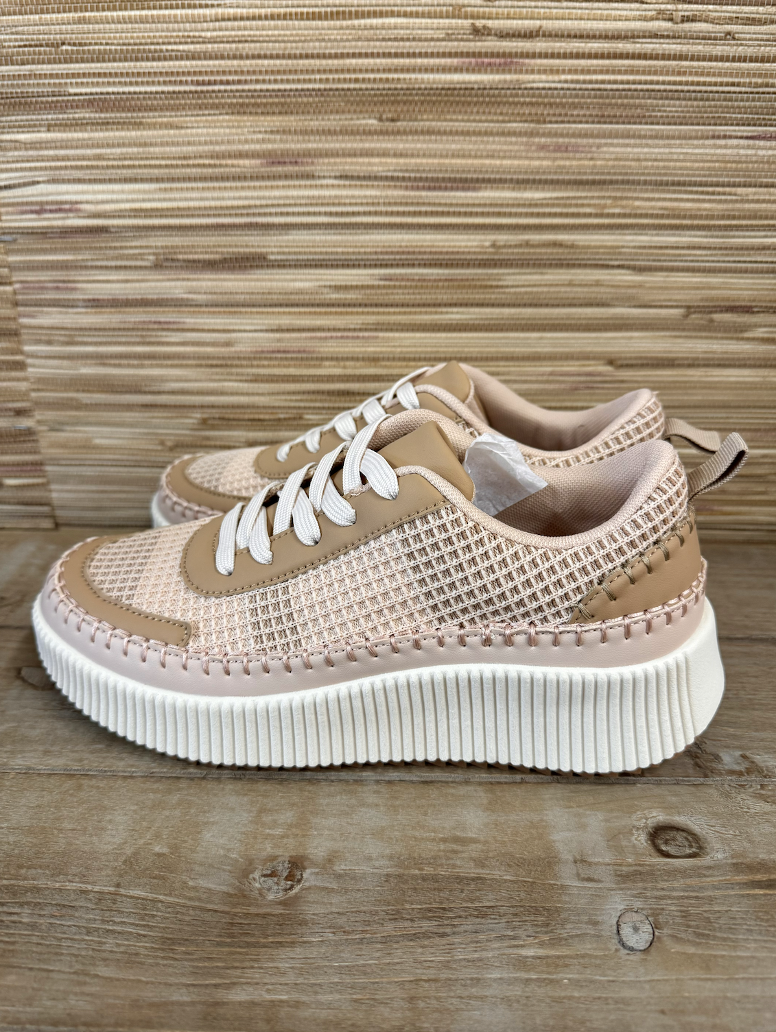 Woven Platform Sneakers