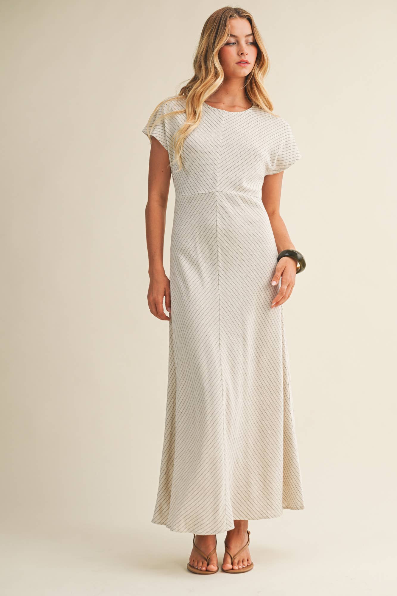 Polly Pinstripe Dress