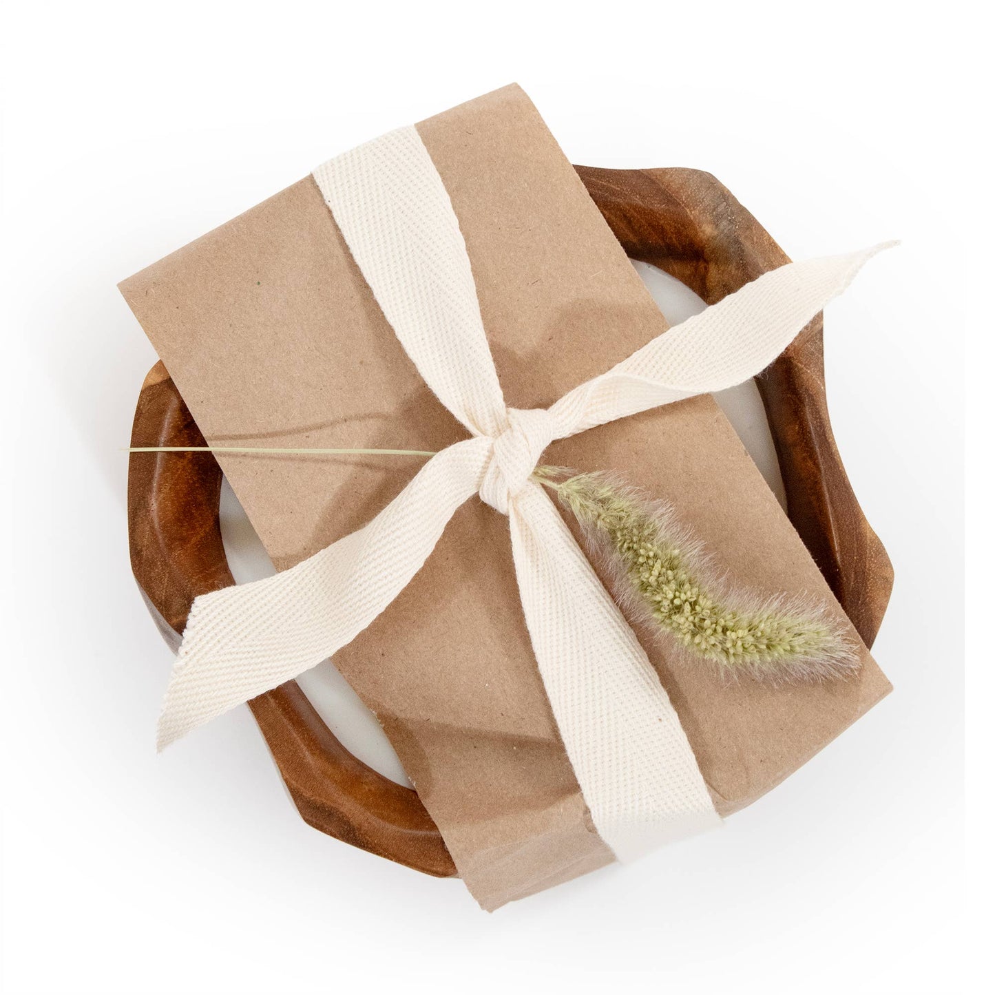 Organic Teakwood Bowl Candle
