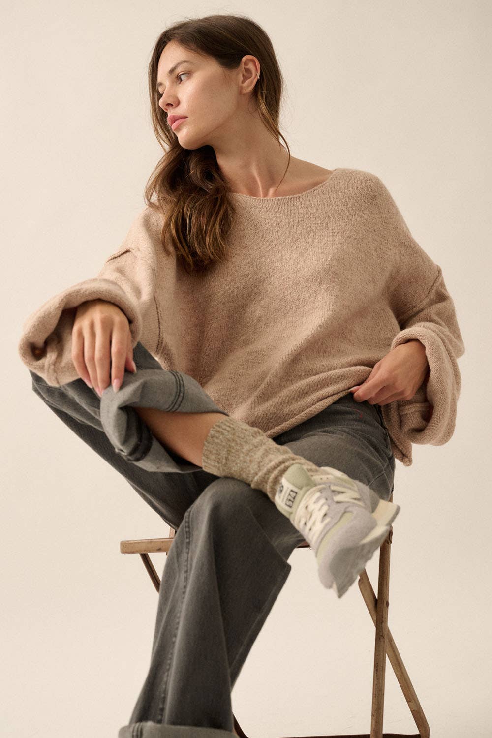 Knit Seam Sweater