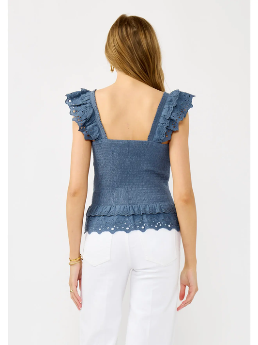 Serai Smocked Top