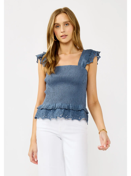 Serai Smocked Top