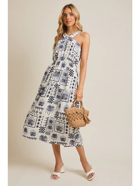 Aria Print Dress