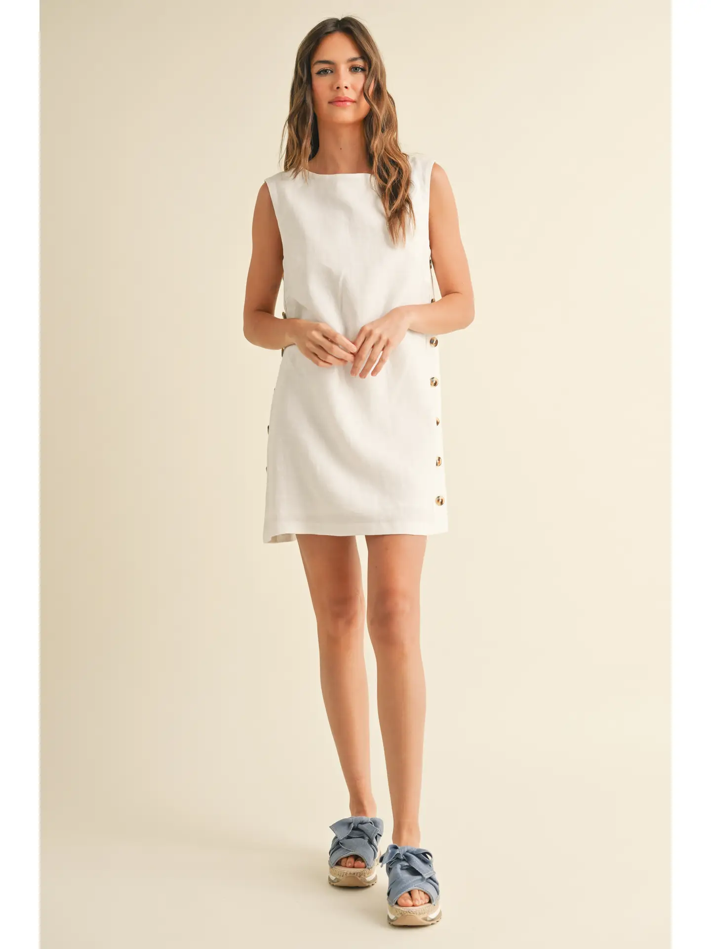 Lila Linen Dress