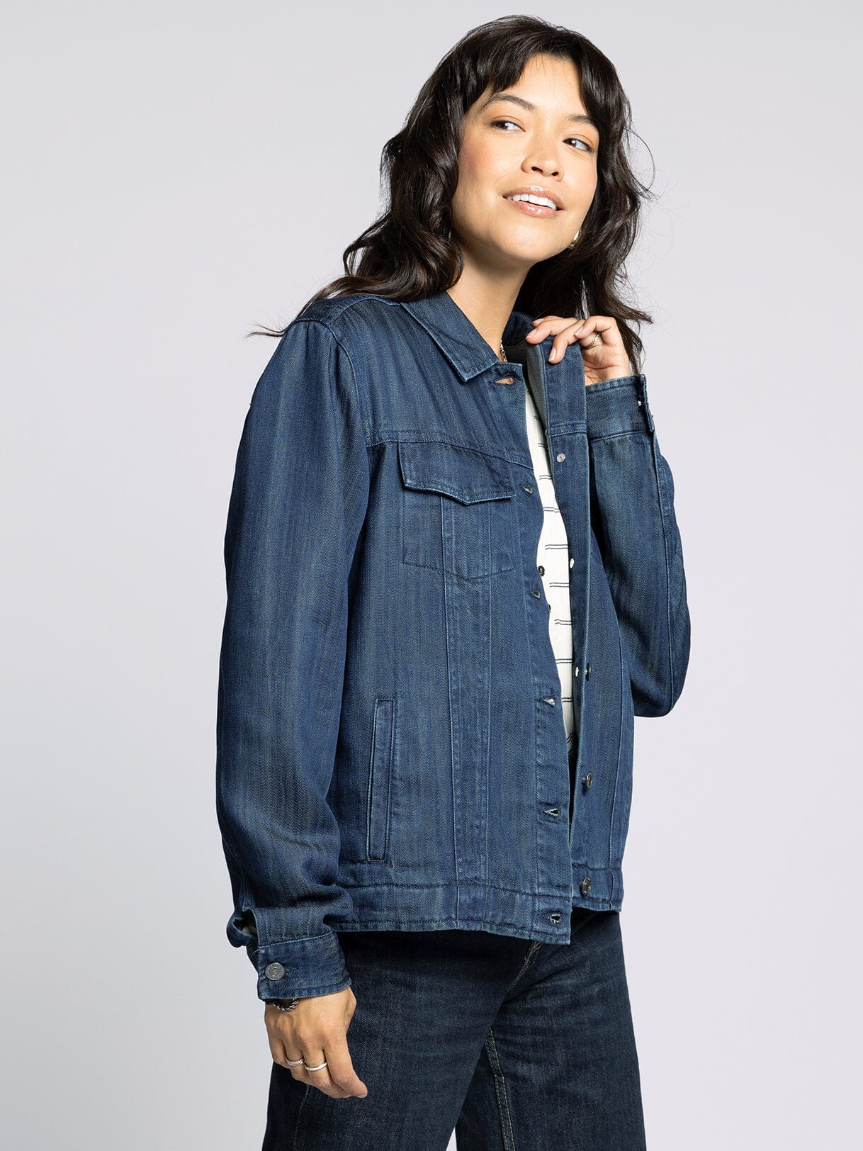 Jackie Jacket- Ink Wash