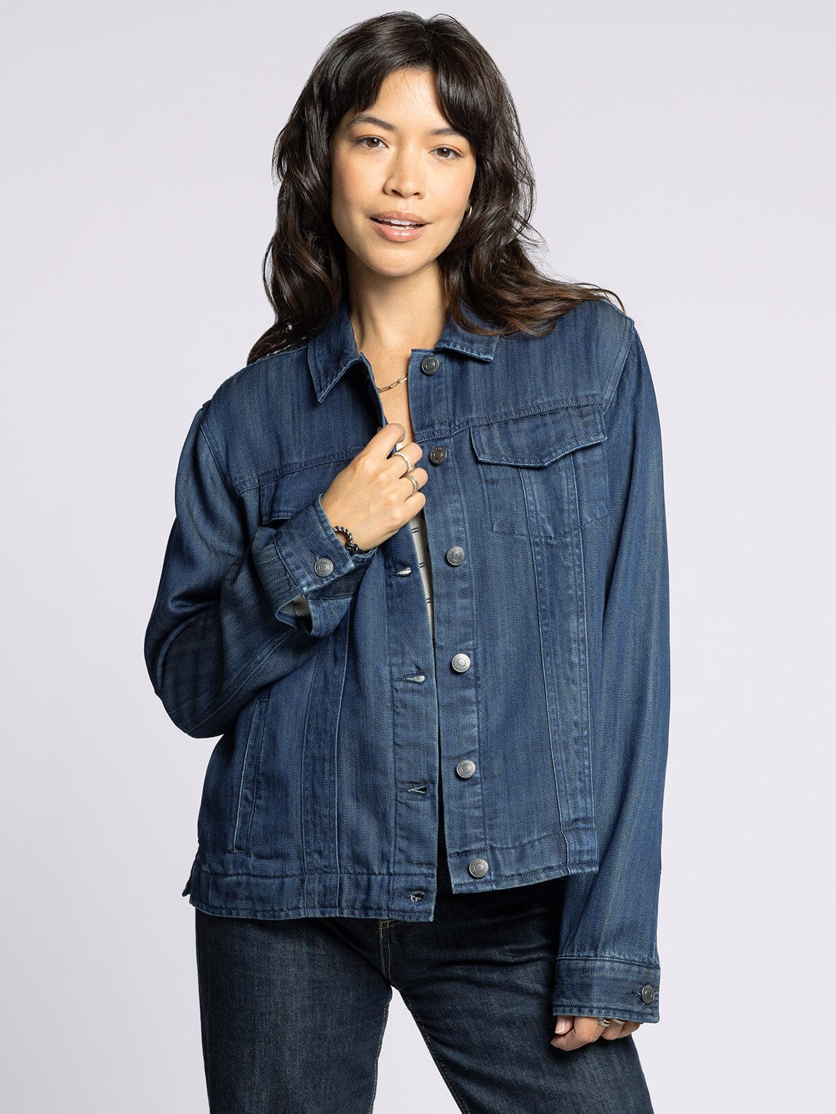 Jackie Jacket- Ink Wash