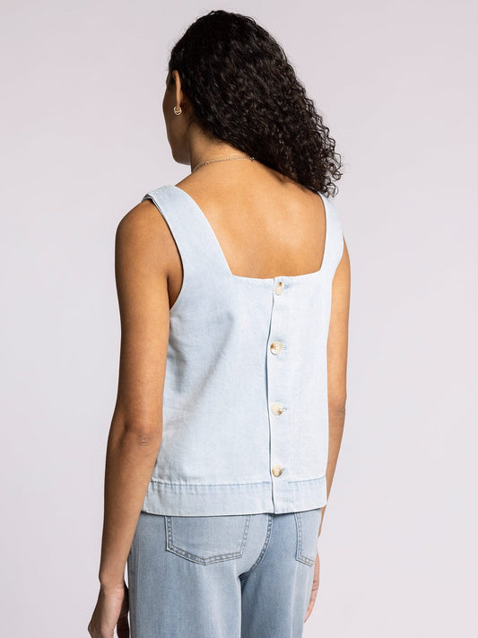Millicent Tank in Light Wash
