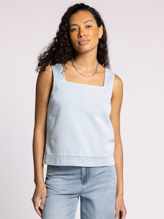 Millicent Tank in Light Wash